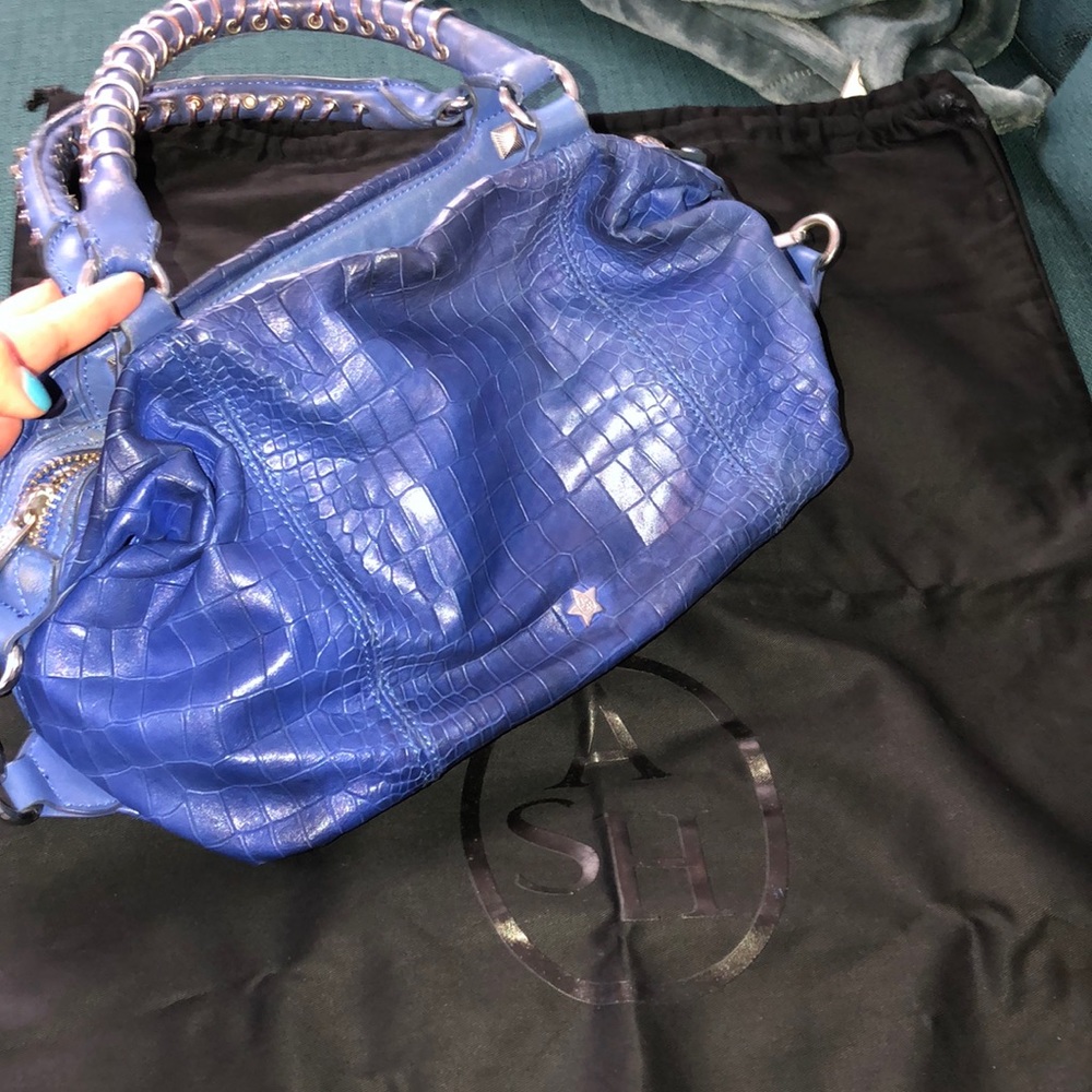 ASH- Sasha satchel handbag- Cobalt